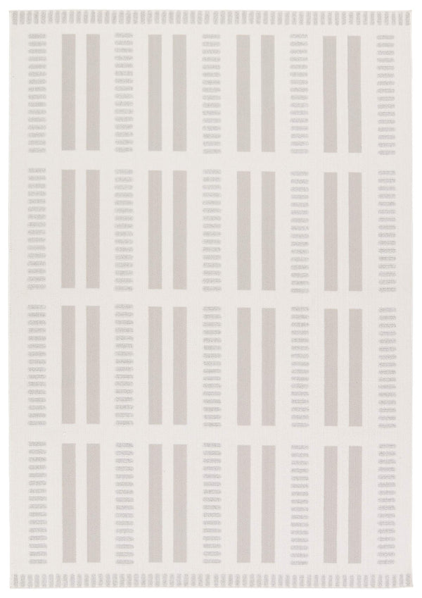 Jaipur Living Vibe by Jaipur Living Adisa Plush Polyester Stripe Rug for Indoor Outdoor Spaces 6'7"X9'6" RUG158509