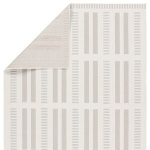 Jaipur Living Vibe by Jaipur Living Adisa Plush Polyester Stripe Rug for Indoor Outdoor Spaces 6'7"X9'6" RUG158509