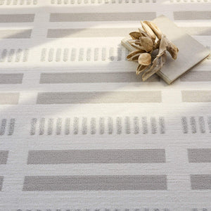 Jaipur Living Vibe by Jaipur Living Adisa Plush Polyester Stripe Rug for Indoor Outdoor Spaces 6'7"X9'6" RUG158509