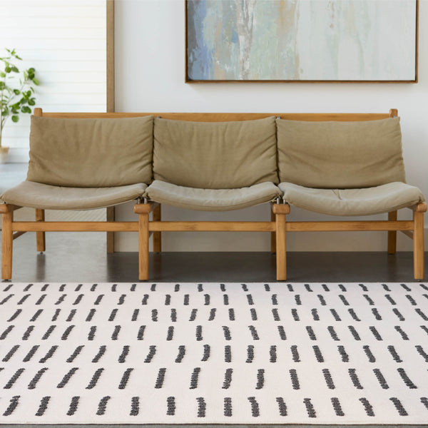 Jaipur Living Vibe by Jaipur Living Javyn Geometric Polyester Indoor Outdoor Rug for Rooms 6'7"X9'6" RUG158514