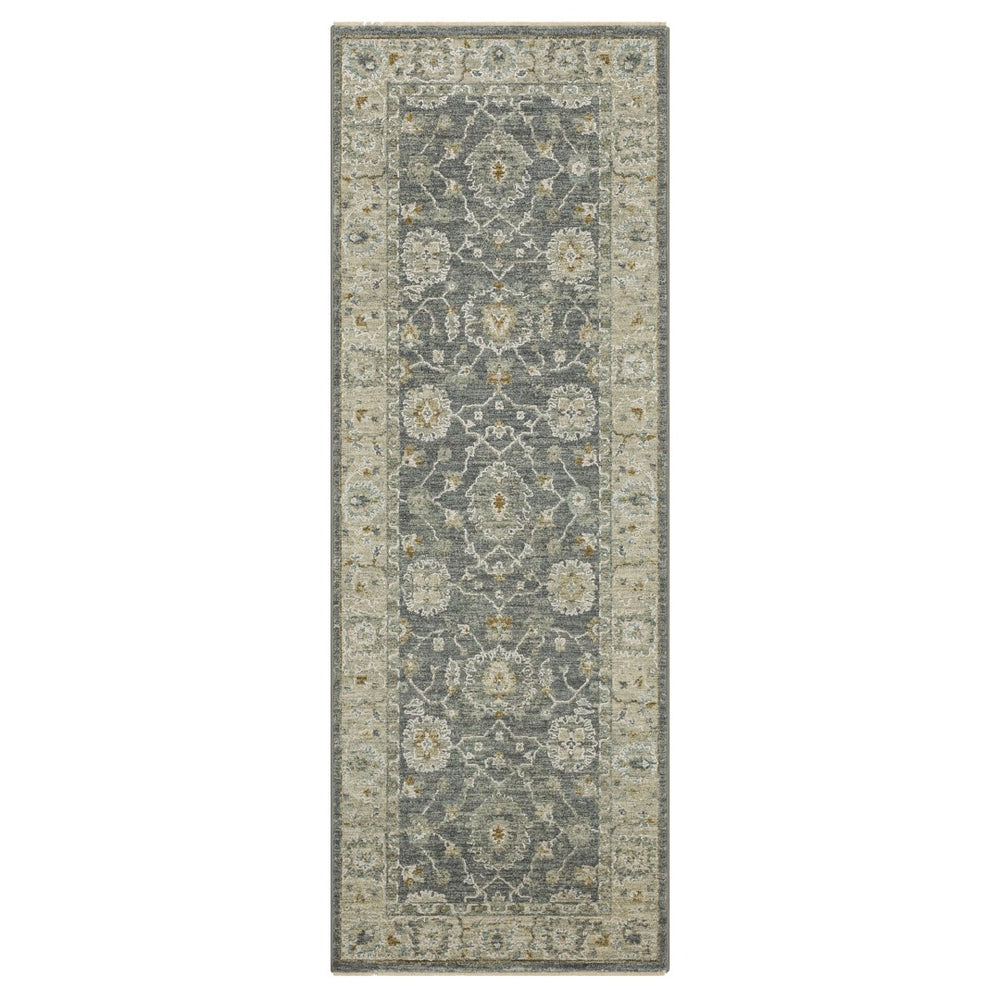 Kahta Dark Grey 2' 7" x 7' 3" Area Rug Karastan Rugs