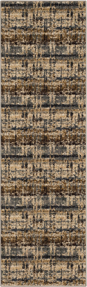 Kaleidoscopic Denim 2' 4" x 7' 10" Area Rug Karastan Rugs