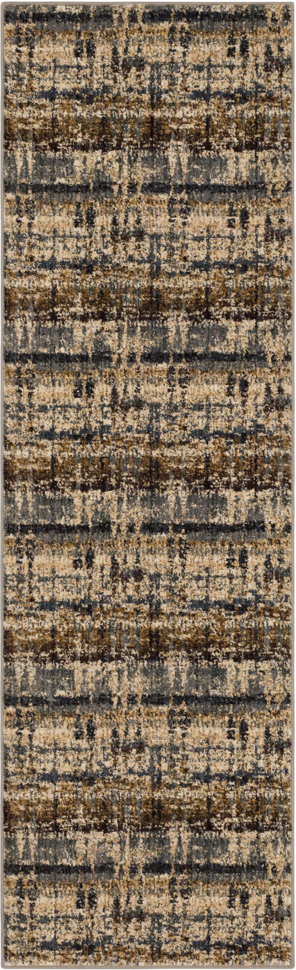 Kaleidoscopic Denim 2' 4" x 7' 10" Area Rug Karastan Rugs