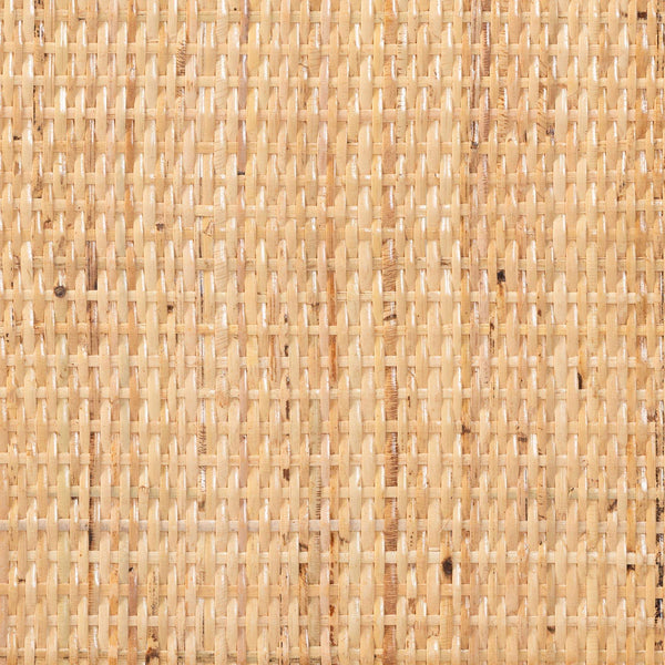 Bali & Pari Kang Handcrafted Rattan Freestanding Arched Headboard for Boho Coastal Bedroom