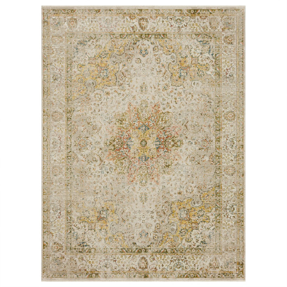 Karastan Rugs Memento Keepsake Machine Woven Polyester Area Rug Cream 10' x 14'