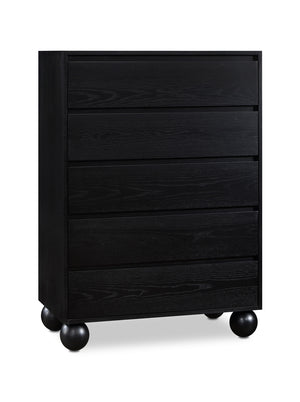 Kent Black Chest KentBlack-CH Meridian Furniture