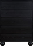 Kent Black Chest KentBlack-CH Meridian Furniture