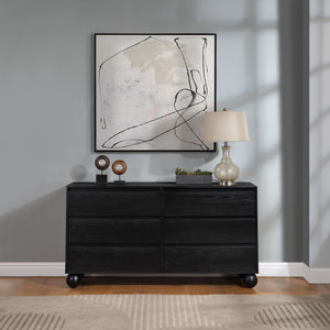 Kent Black Dresser KentBlack-D Meridian Furniture