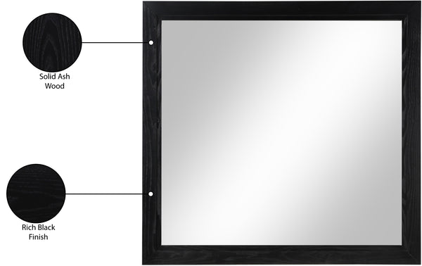 Kent Black Mirror KentBlack-M Meridian Furniture