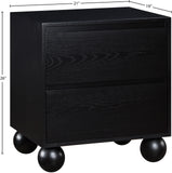 Kent Black Night Stand KentBlack-NS Meridian Furniture