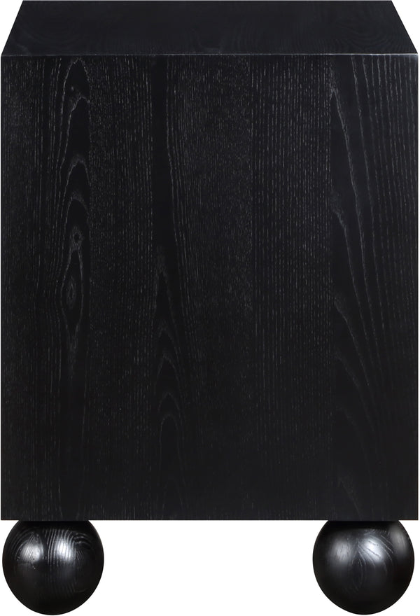 Kent Black Night Stand KentBlack-NS Meridian Furniture