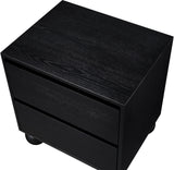 Kent Black Night Stand KentBlack-NS Meridian Furniture