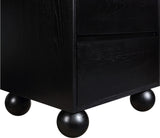 Kent Black Night Stand KentBlack-NS Meridian Furniture