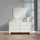 Kent Cream Mirror KentCream-M Meridian Furniture
