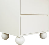 Kent Cream Night Stand KentCream-NS Meridian Furniture