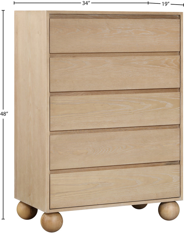 Kent Natural Chest KentNatural-CH Meridian Furniture