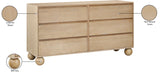 Kent Natural Dresser KentNatural-D Meridian Furniture