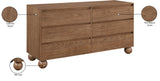 Kent Walnut Dresser KentWalnut-D Meridian Furniture