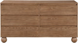 Kent Walnut Dresser KentWalnut-D Meridian Furniture