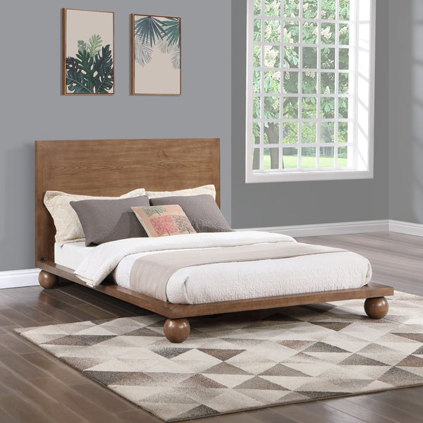 Kent Walnut King Bed KentWalnut-K Meridian Furniture