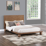 Kent Walnut King Bed KentWalnut-K Meridian Furniture