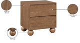 Kent Walnut Night Stand KentWalnut-NS Meridian Furniture