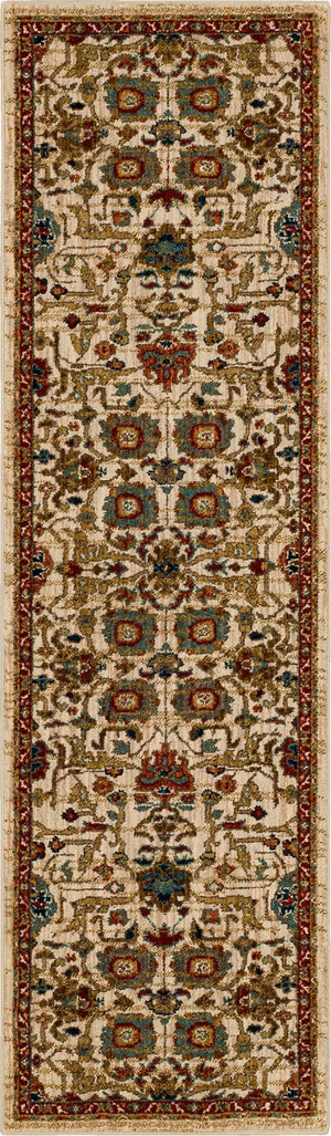 Keralam Cream 2' 4" x 7' 10" Area Rug Karastan Rugs