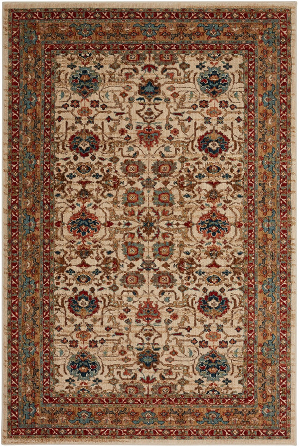 Keralam Cream 3' 5" x 5' 5" Area Rug Karastan Rugs