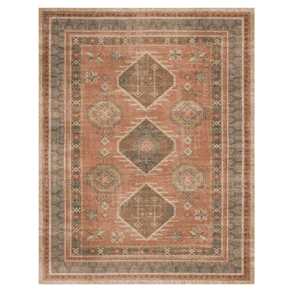 Karastan Rugs Zula Kinshasa Machine Woven Printed Polyester Area Rug Antique 8' x 10'