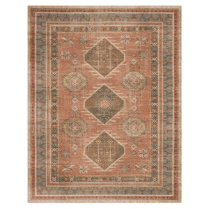 Karastan Rugs Zula Kinshasa Machine Woven Printed Polyester Area Rug Antique 8' x 10'