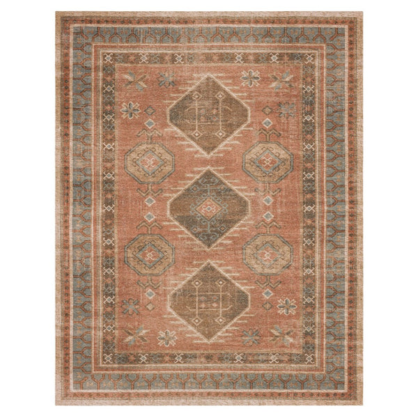 Karastan Rugs Zula Kinshasa Machine Woven Printed Polyester Area Rug Antique 8' x 10'