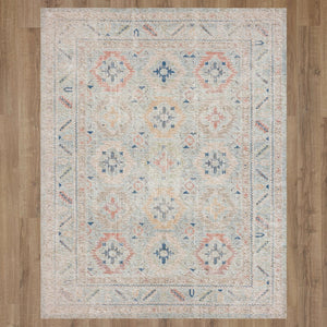 Karastan Rugs Zula Kismu Machine Woven Printed Polyester Area Rug Multi 8' x 10'