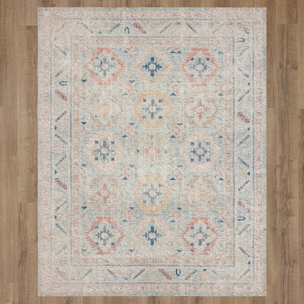 Karastan Rugs Zula Kismu Machine Woven Printed Polyester Area Rug Multi 8' x 10'