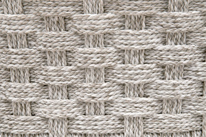 Essentials For Living Kitts Coastal Style Indoor/Outdoor Dining Chair Set Of 2 - Durable Teak Frame & Handwoven Rope Design White Speckle Twist Rope,Washed Ever Teak Solid Teak Wood 6835.Wht/W-et