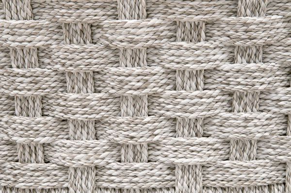 Essentials For Living Kitts Coastal Style Indoor/Outdoor Dining Chair Set Of 2 - Durable Teak Frame & Handwoven Rope Design White Speckle Twist Rope,Washed Ever Teak Solid Teak Wood 6835.Wht/W-et