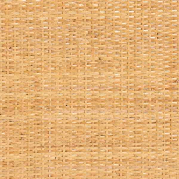 Bali & Pari Kiyoko Handwoven Natural Rattan Trifold Privacy Screen Boho Divider