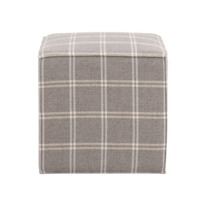 Essentials For Living Knox Accent Cube: Versatile Upholstered Furniture In Livesmart Fabric - Stylish & Functional Solution Livesmart Walden,Stone Plywood 6434.Wsto