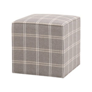 Essentials For Living Knox Accent Cube: Versatile Upholstered Furniture In Livesmart Fabric - Stylish & Functional Solution Livesmart Walden,Stone Plywood 6434.Wsto
