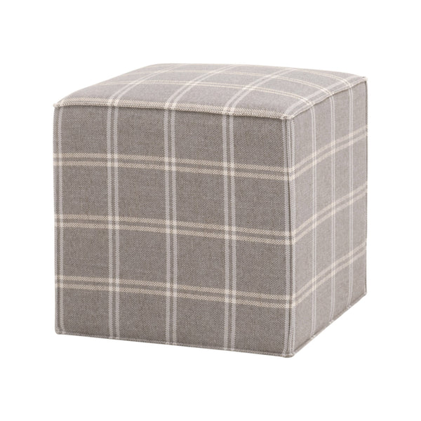 Essentials For Living Knox Accent Cube: Versatile Upholstered Furniture In Livesmart Fabric - Stylish & Functional Solution Livesmart Walden,Stone Plywood 6434.Wsto