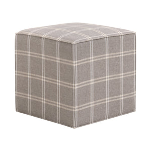 Essentials For Living Knox Accent Cube: Versatile Upholstered Furniture In Livesmart Fabric - Stylish & Functional Solution Livesmart Walden,Stone Plywood 6434.Wsto