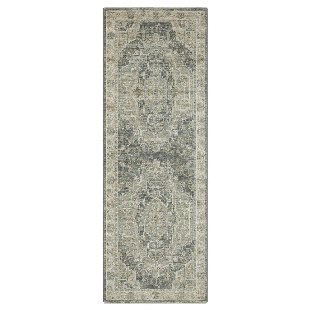 Kumra Dark Grey 2' 7" x 7' 3" Area Rug Karastan Rugs