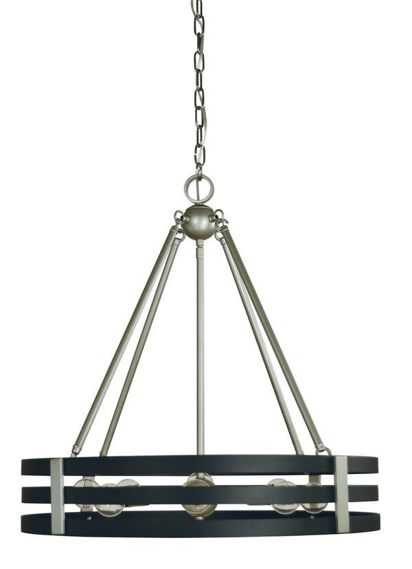 Framburg 8-light Mahogany Bronze Luxe Chandelier – Elegant Design With Stunning Finish For Any Space Satin Pewter,Matte Black Metal L1123 Sp/Mblack