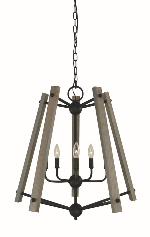 Framburg 5-light Elegant Brushed Nickel Meredith Chandelier - Stunning Design For Any Home Decor Style Matte Black Metal L1137 Mblack