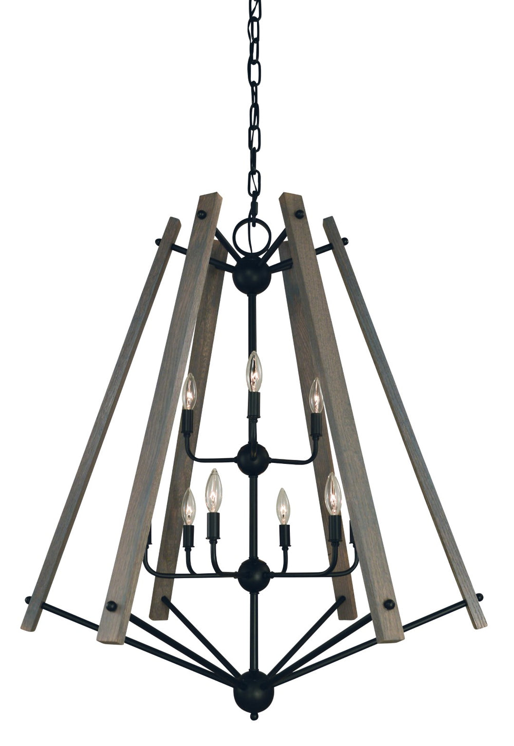 Framburg 9-light Mahogany Bronze Chandelier – Elegant Foyer Lighting For Timeless Style In Any Space Matte Black Metal L1139 Mblack