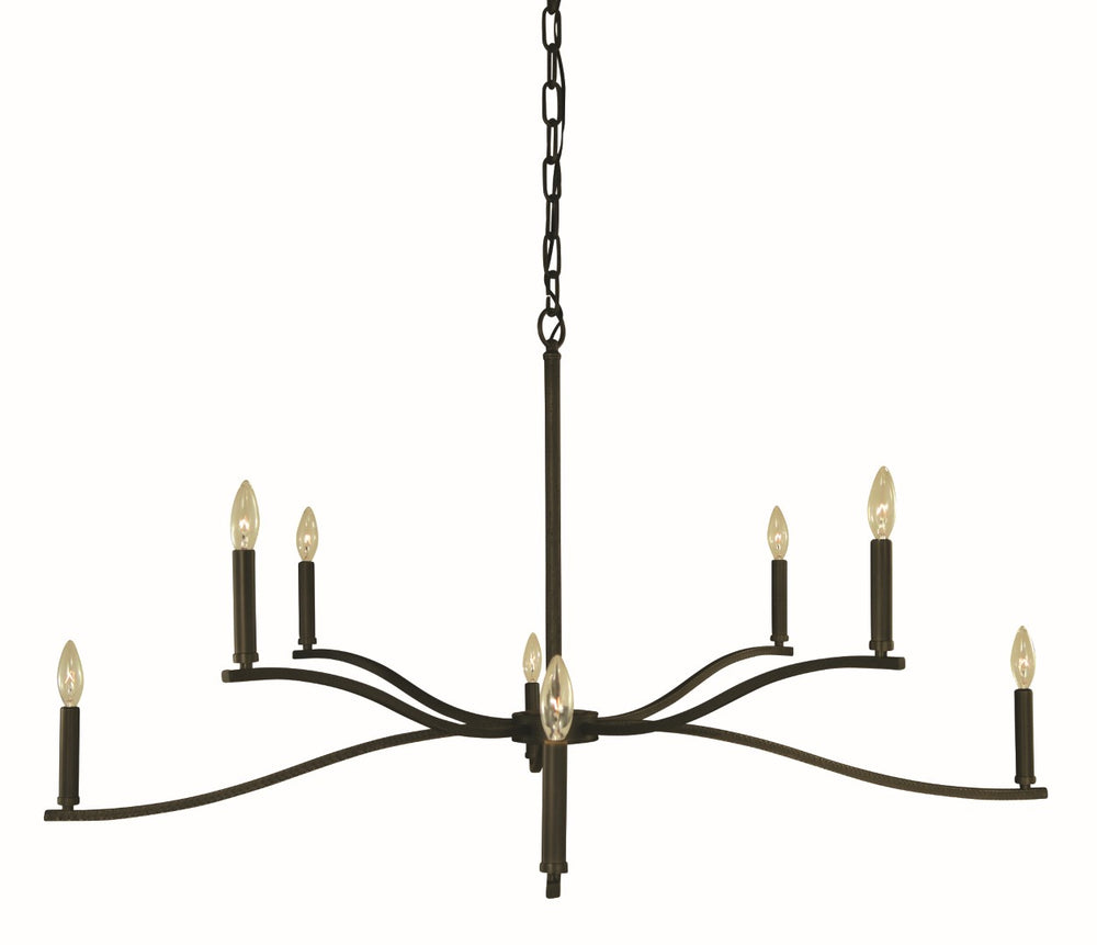 Framburg 8-light Elegant Bridgeport Dining Chandelier - Stunning Illumination For Your Sophisticated Space Iron Metal L1192 Iron
