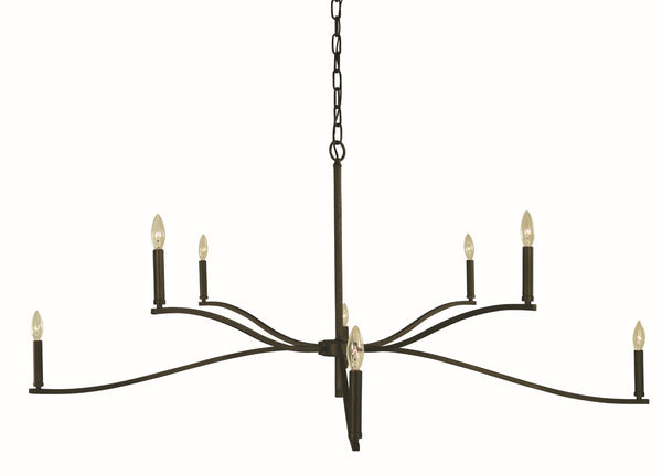 Framburg 8-light Iron Bridgeport Foyer Chandelier - Elegant Mahogany Bronze Finish For Stylish Spaces Iron Metal L1194 Iron