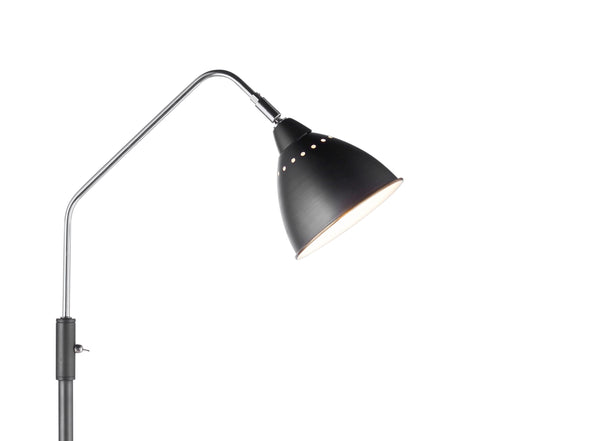 Basset Mirror Walden Floor Lamp - Modern Industrial Design With Adjustable Arm In Elegant Oil-rubbed Bronze Finish Bronze Metal L3293f