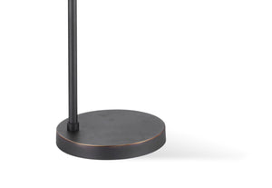 Basset Mirror Walden Floor Lamp - Modern Industrial Design With Adjustable Arm In Elegant Oil-rubbed Bronze Finish Bronze Metal L3293f