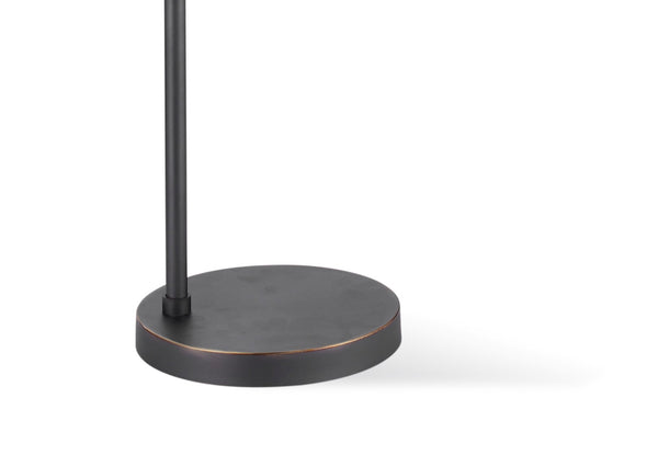 Basset Mirror Walden Floor Lamp - Modern Industrial Design With Adjustable Arm In Elegant Oil-rubbed Bronze Finish Bronze Metal L3293f