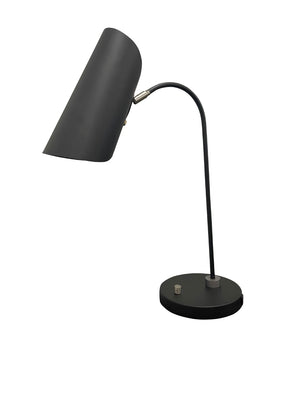 House Of Troy Logan Table Lamps With Usb Charging And Adjustable Swivel Shade For Perfect Lighting Control Black,Satin Nickel Metal L350-blksn